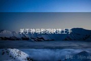 关于神马影视快捷上手