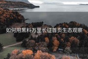 如何用黑料万里长征首页生态观察