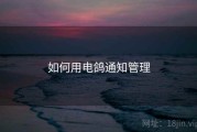 如何用电鸽通知管理