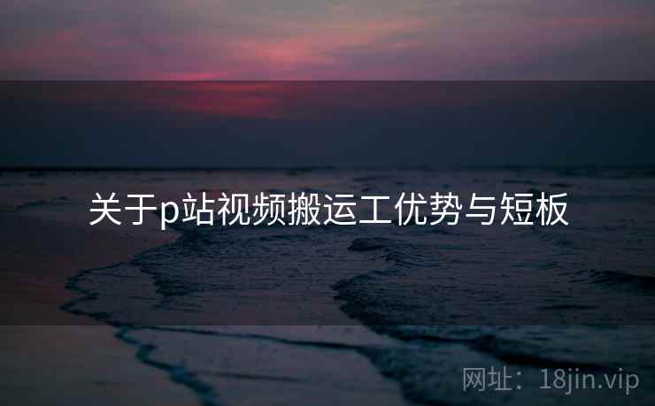 关于p站视频搬运工优势与短板