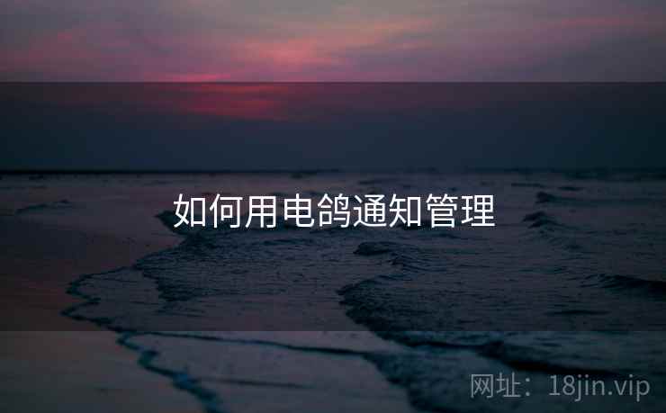 如何用电鸽通知管理