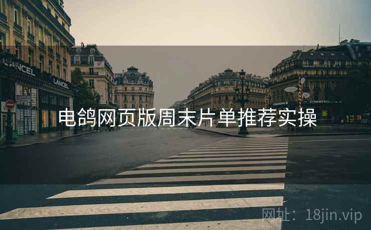 电鸽网页版周末片单推荐实操