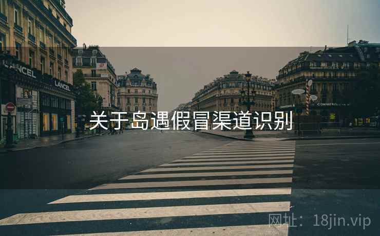 关于岛遇假冒渠道识别