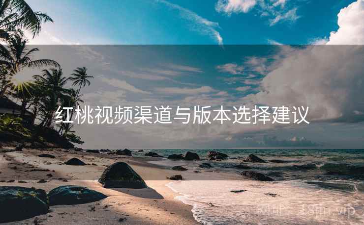 红桃视频渠道与版本选择建议
