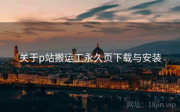 关于p站搬运工永久页下载与安装