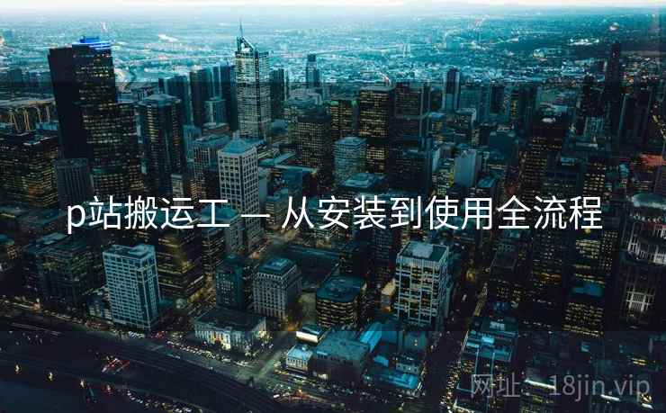 p站搬运工 — 从安装到使用全流程