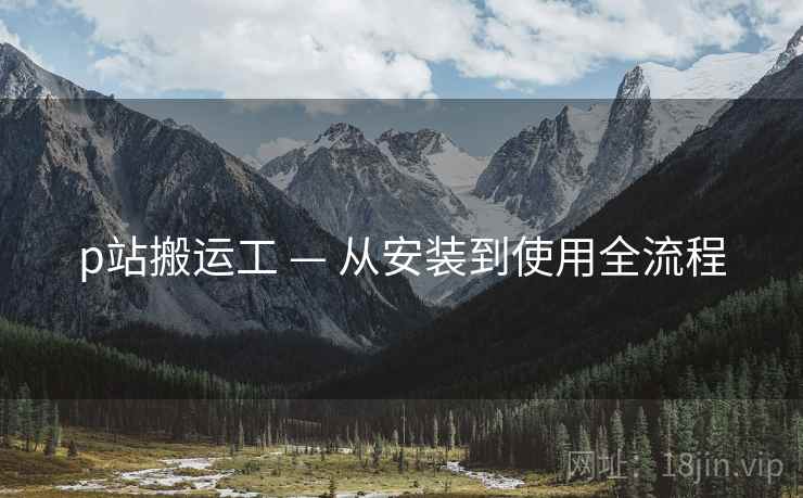 p站搬运工 — 从安装到使用全流程